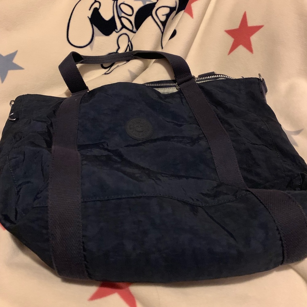 Kipling navy tote bag - large and light